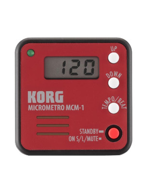 MCM-1 MICROMETRO METRONOMO DIGITAL ROJO  KORG
