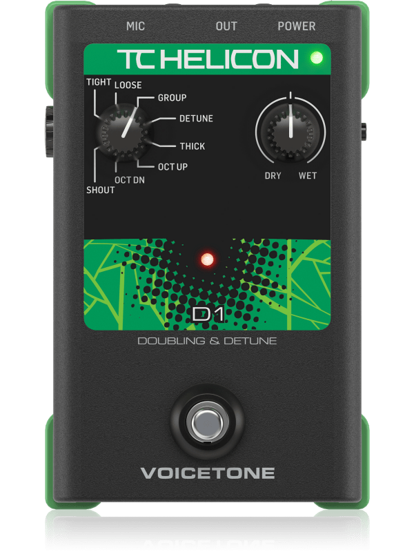 VOICETONE D1 REALISTIC VOCAL DOUBLING PEDAL [EFECTO] PARA VOCES TC HELICON