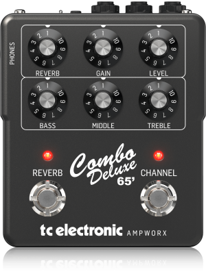 COMBO DELUXE 65'   PEDAL PREAMP PARA GUITARRA Dual-Channel   TC ELECTRONIC