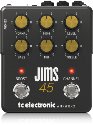 JIMS 45  PEDAL PREAMP PARA GUITARRA Dual-Channel   TC ELECTRONIC